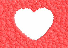 爱心背景壁纸图片